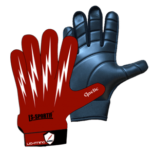 Football Glove - LS Lightning - Red White